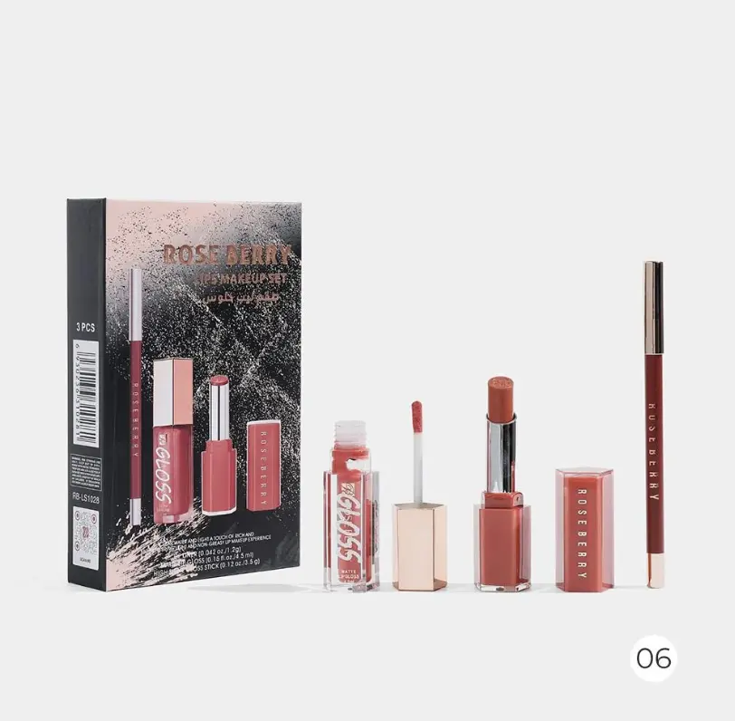ROSE BERRY LIP MAKEUP SET