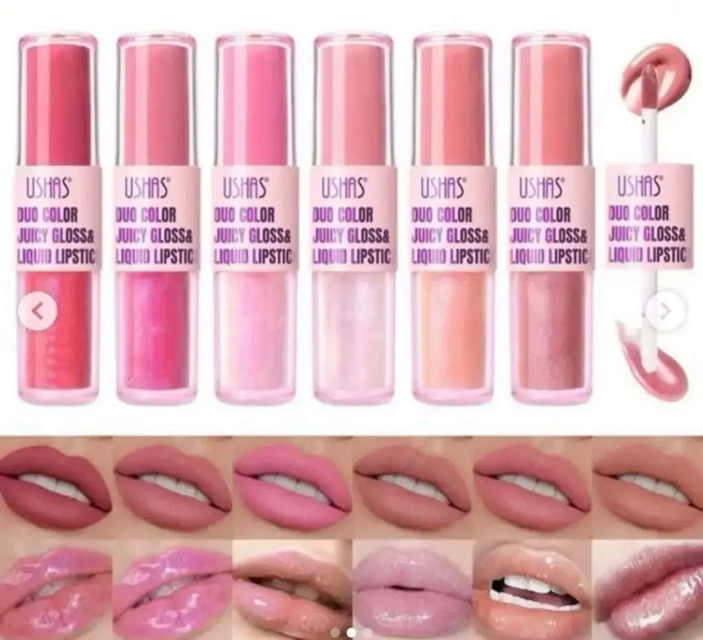 DUO COLOR JUICY GLOSS&LIQUID LIPSTICK