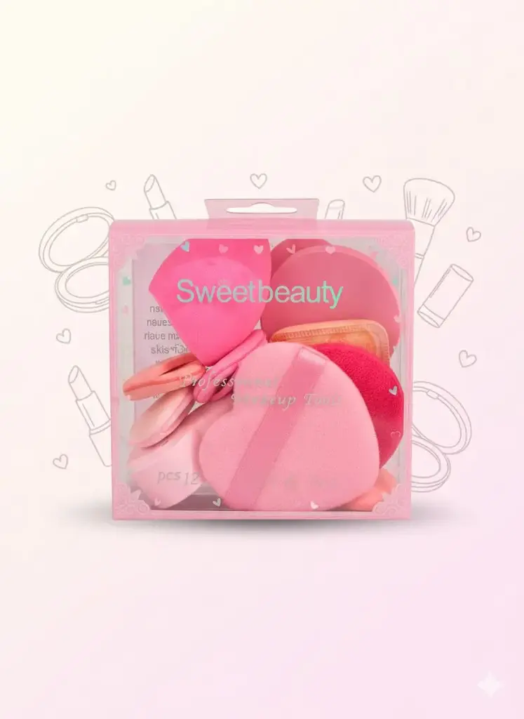 SWEET BEAUTY MAKEUP TOOLS -12PCS