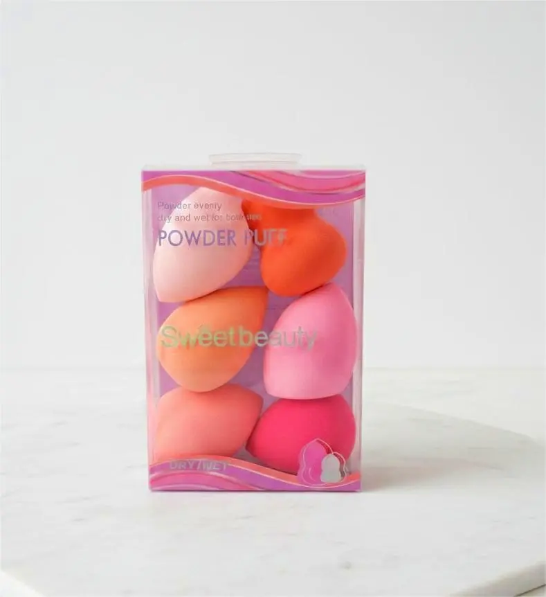 SWEET BEAUTY BLENDER SPONGE- 6PCS