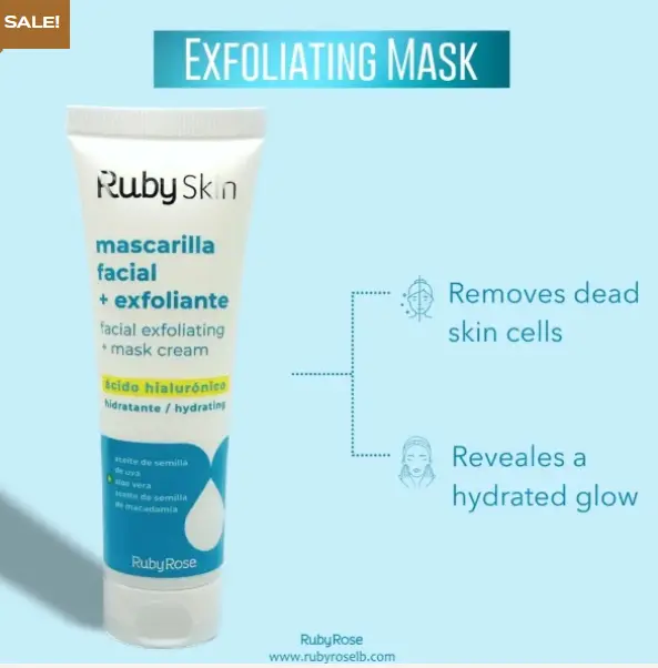 RUBY SKIN EXFOLIATING MASCK CREAM