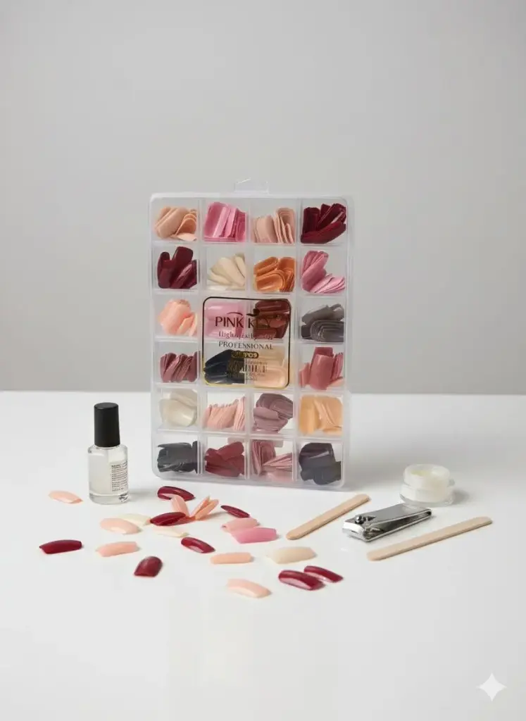 PINK KEY NAIL BOX BIG