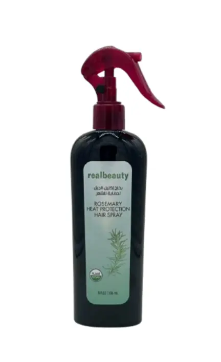 REAL BEAUTY ROSEMARY HEAT PROTECTION HAIR SPRY 