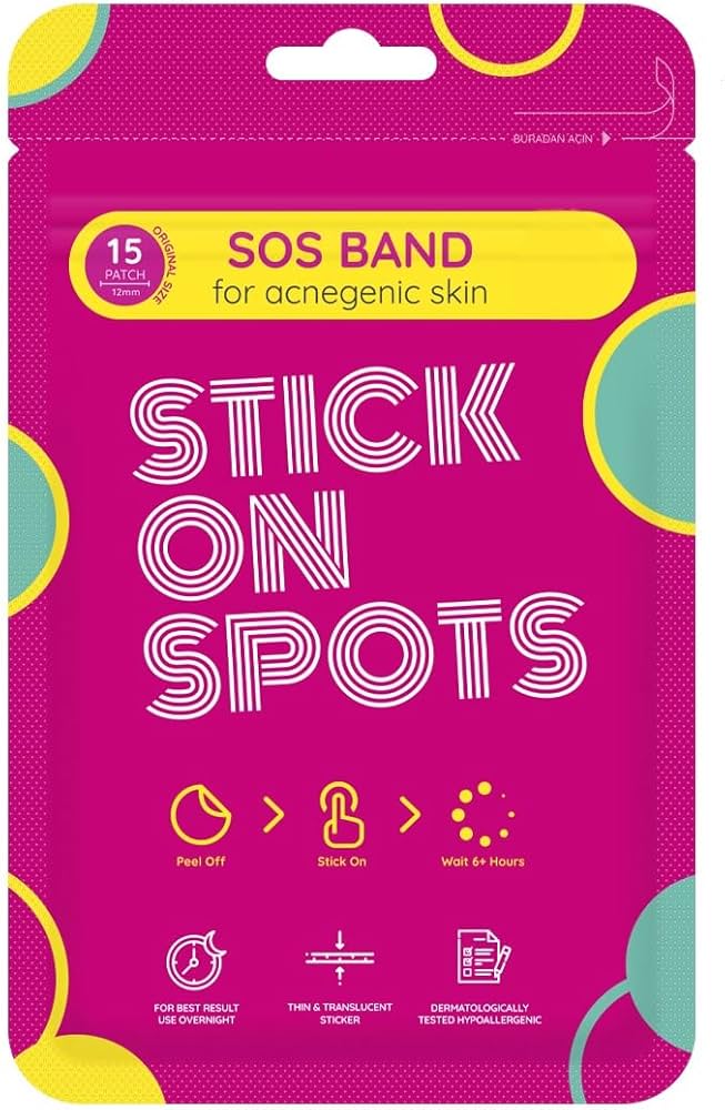 STICK ON SPOTS FOR PIMBLES 