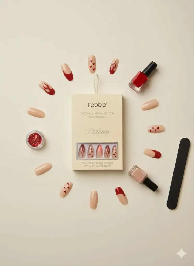 STILETTO FAKE NAILS