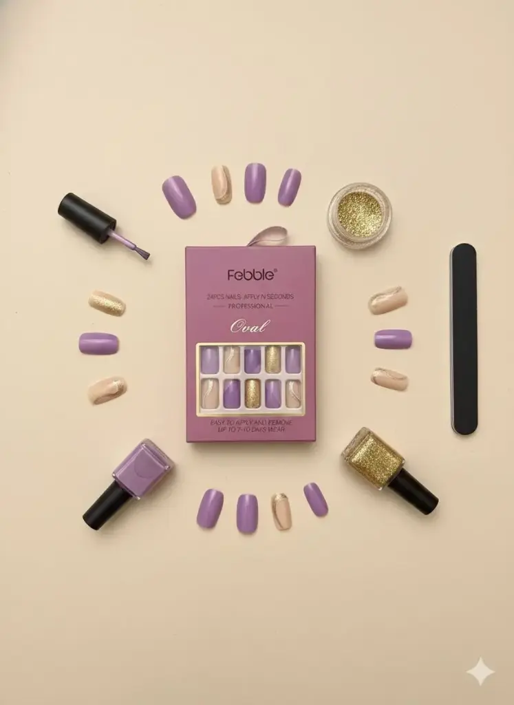 STILETTO & OVAL FAKE NAILS