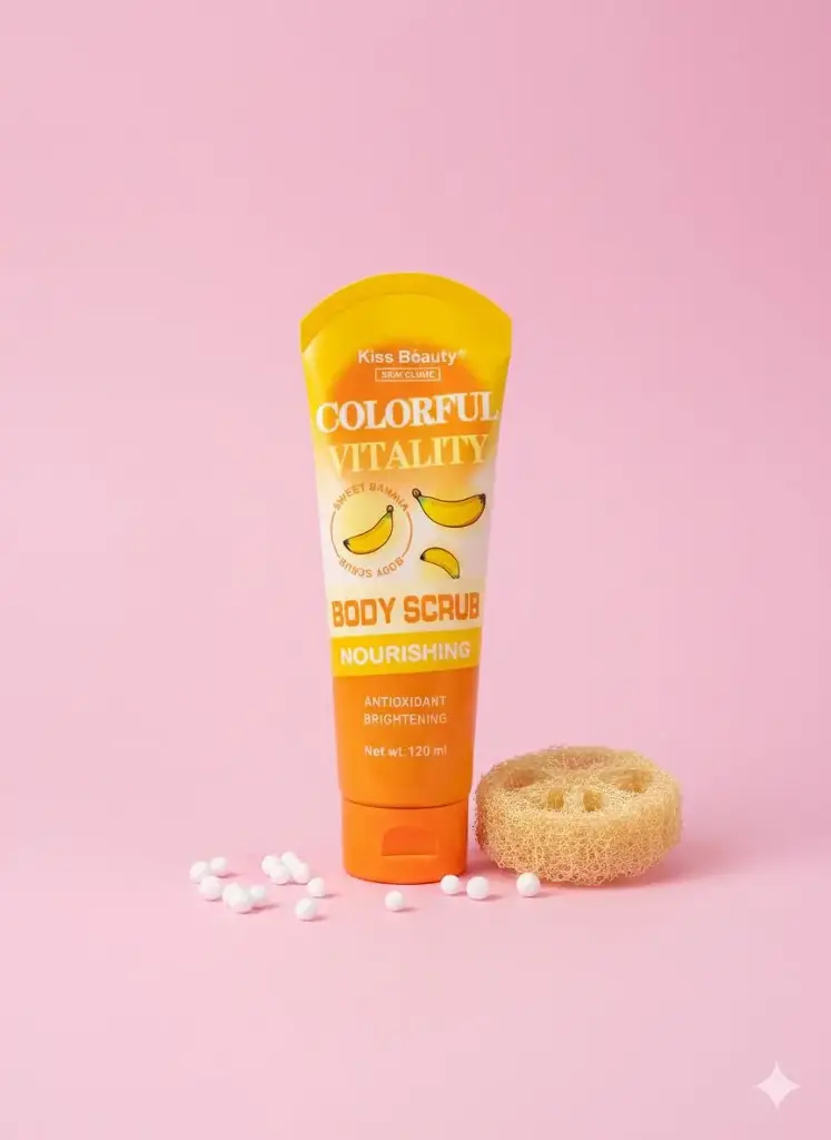 KISS BEAUTY COLORFUL VITALITY BODY SCRUB 