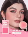 SHEGLAM LOVE DIVE TENDER HEART POWDER BLUSH- YOURE PEACHY
