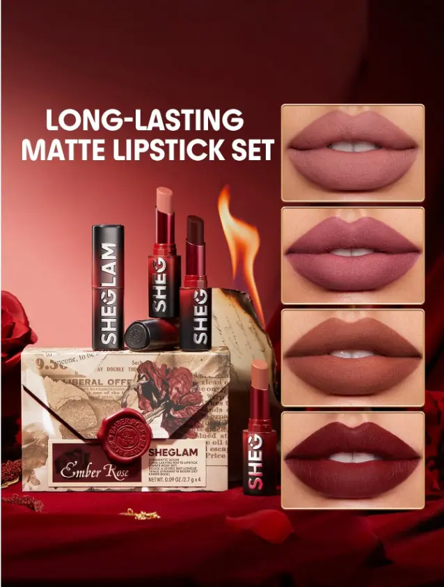 SHEGLAM DYNAMATTE BOOM MATTE LIPSTICK- SET
