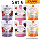 Set 6 Joji Astaxanthin Q10 Plus Collagen Vit C DTX Glow Nourish Brighten Skin